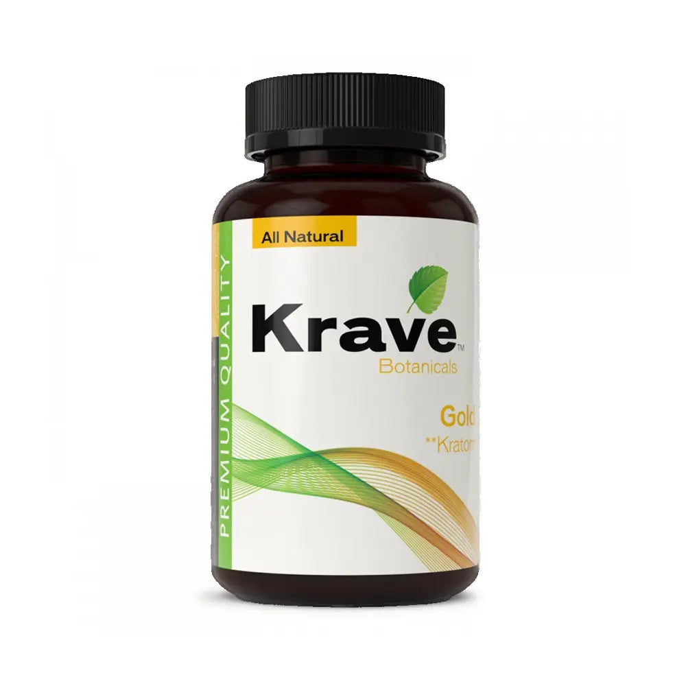 Krave Botanicals Gold Kratom Capsules for Sale Online