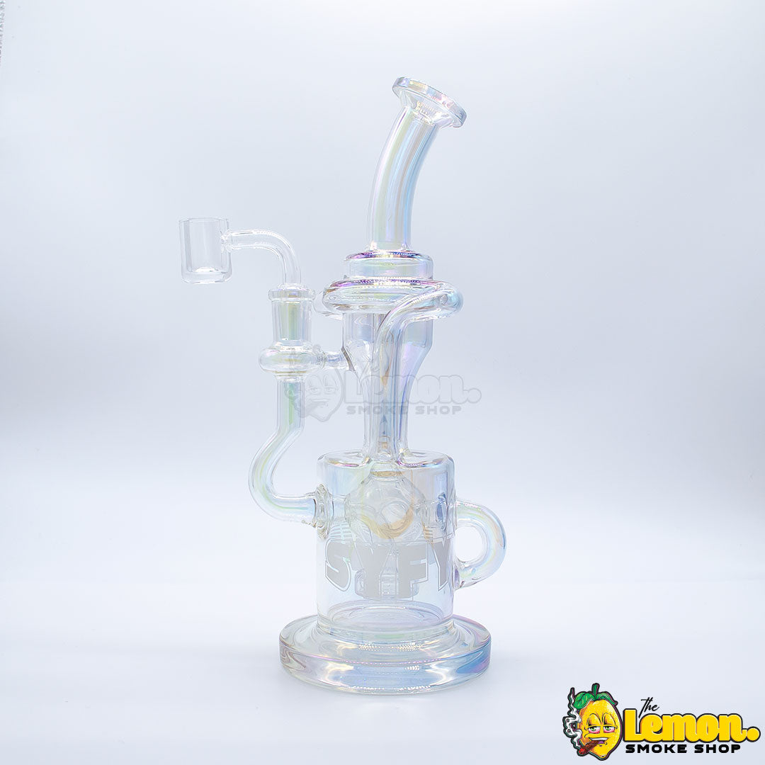 Iridescent Recycler Dab Rig