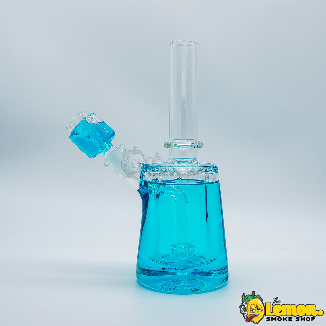 Round Blue Glycerin Bong