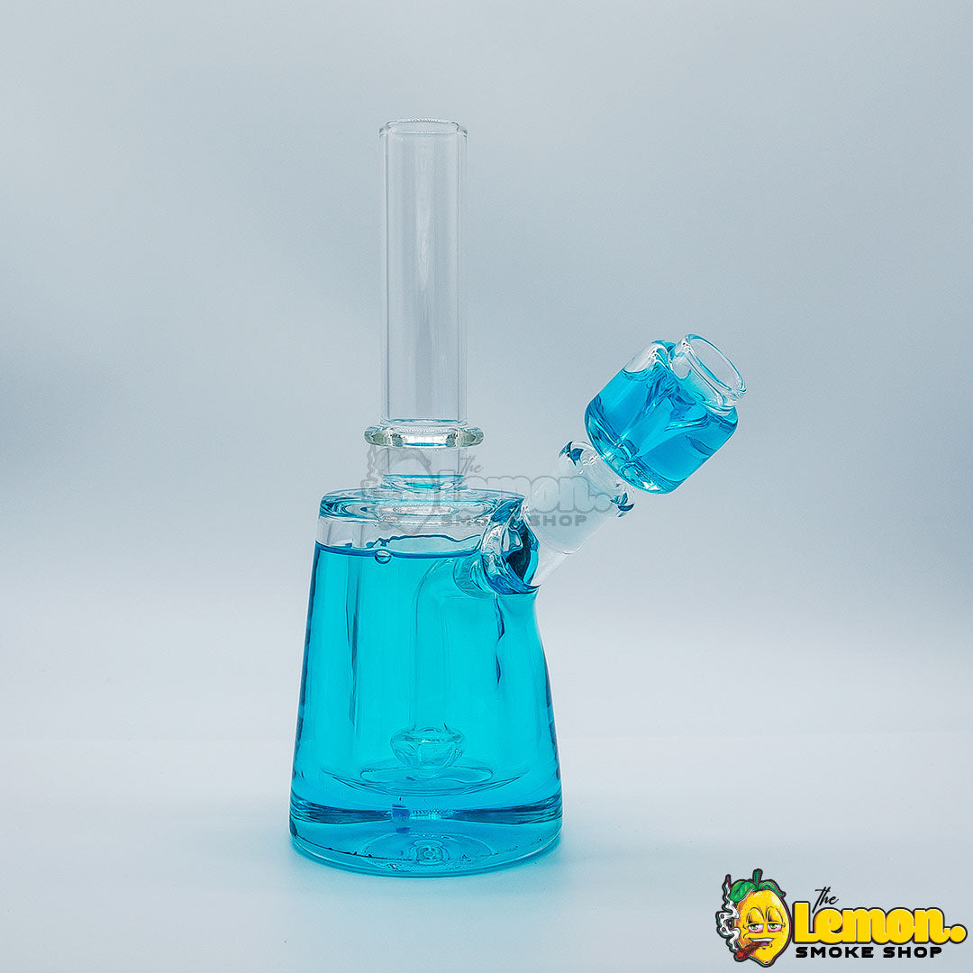 Round Blue Glycerin Bong