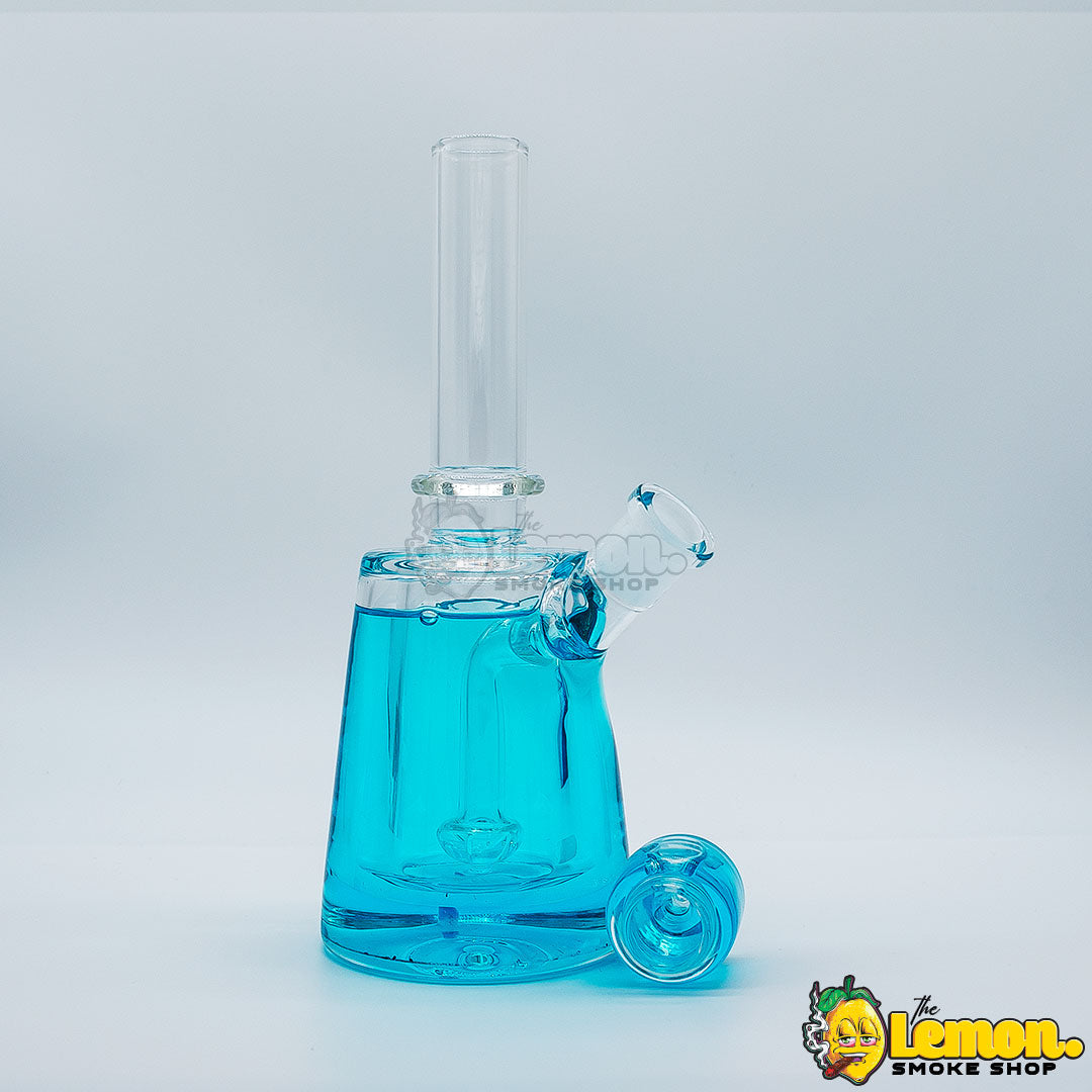Round Blue Glycerin Bong