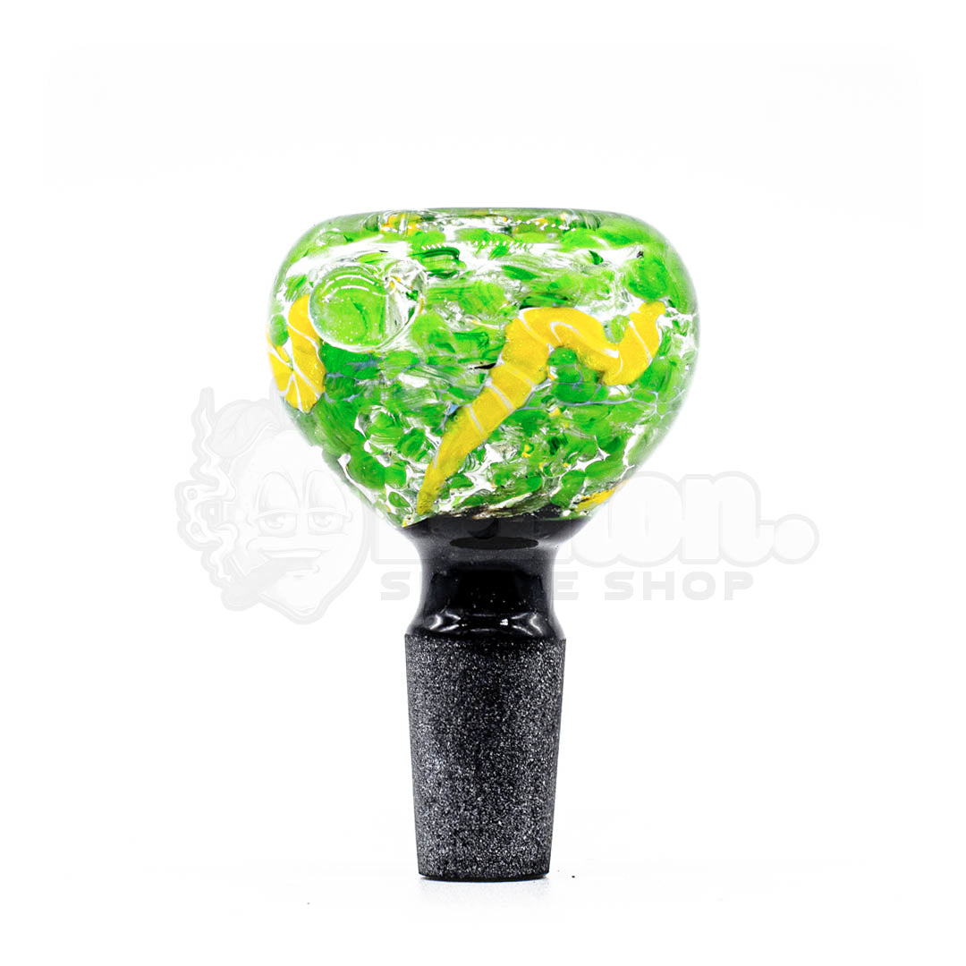 14mm Green Round Bowl Piece